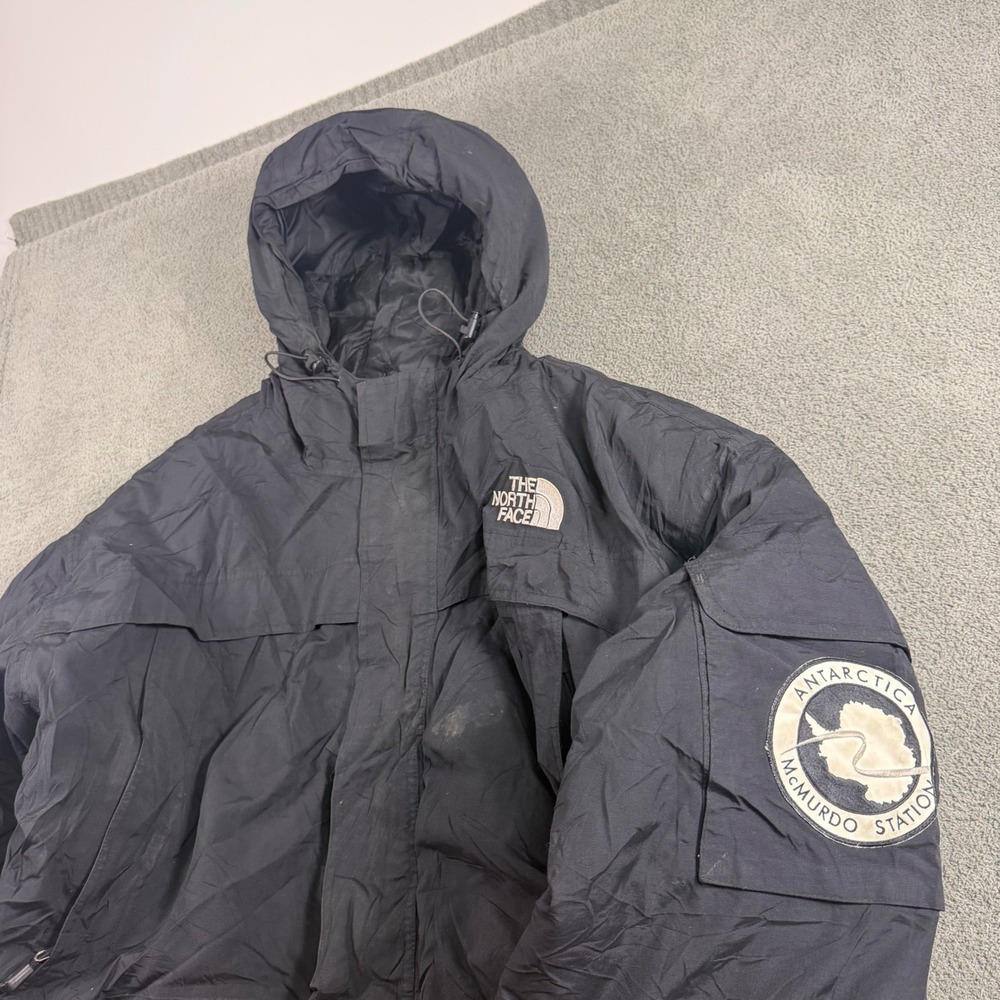 The North Face McMurdo Station Antarctica Parka Black Down Jacket Mens XXL